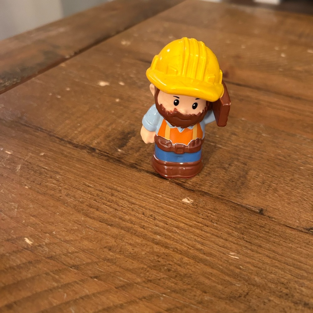 Fisher Price Little People construction worker as is